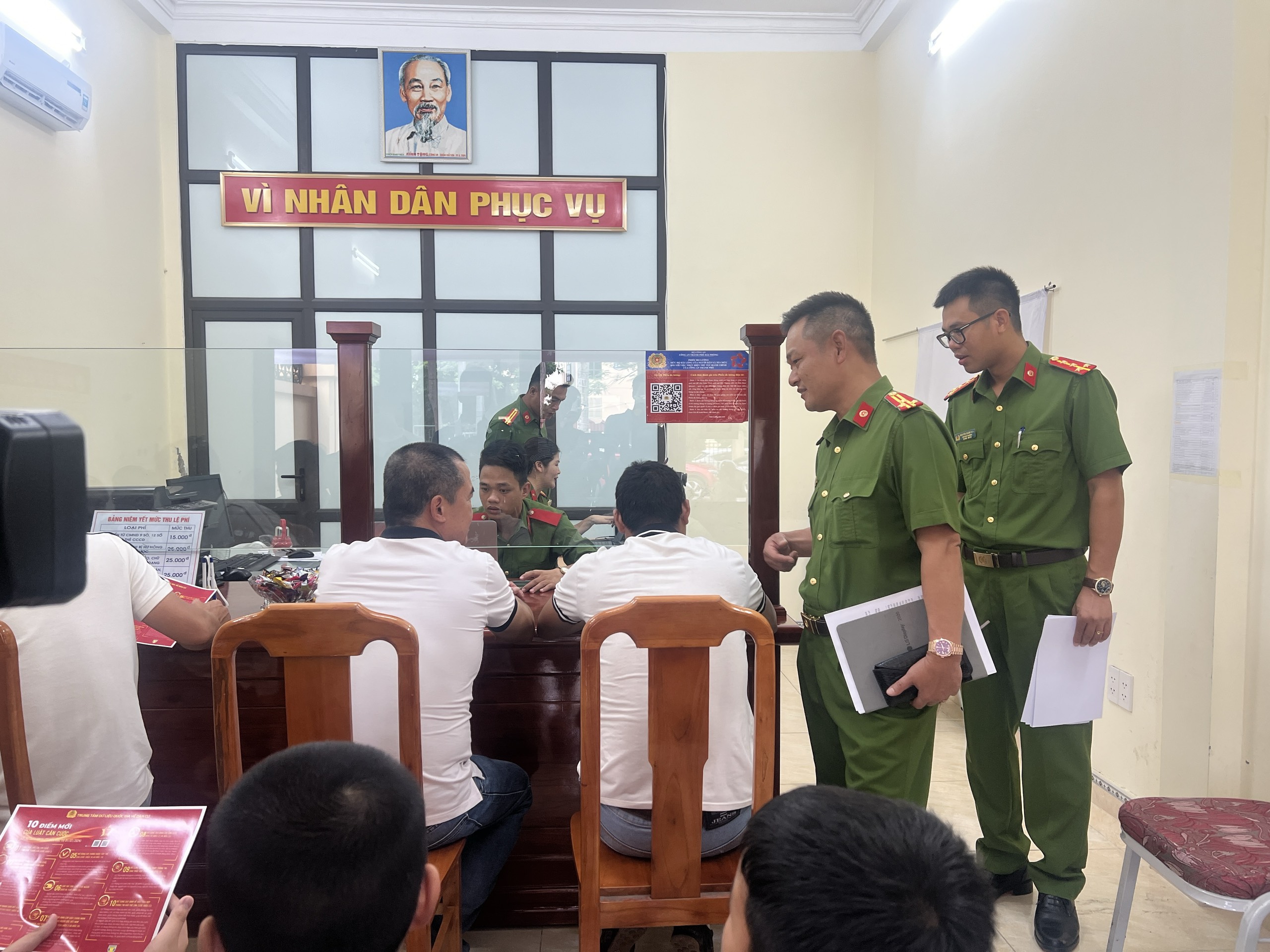 Công an quận Đồ Sơn triển khai Luật Căn cước 2023